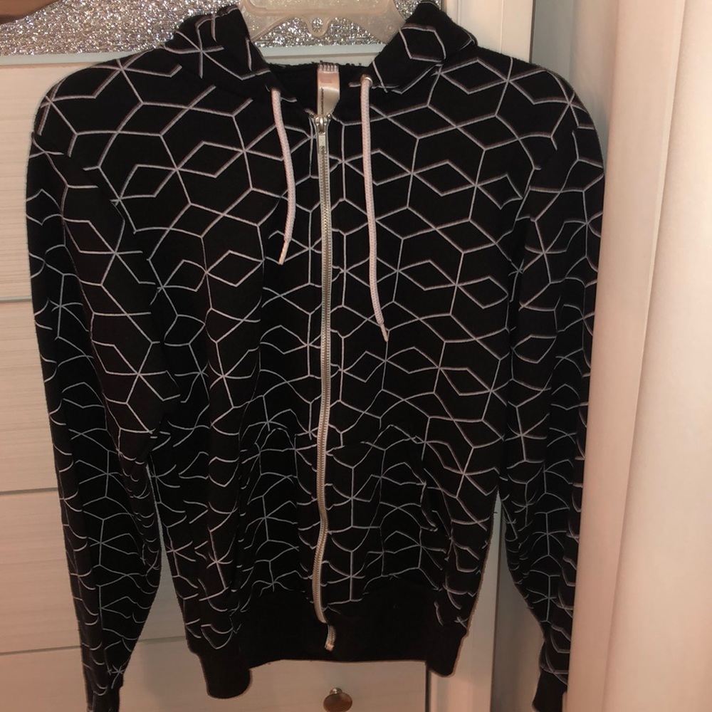 American apparel geometric hoodei